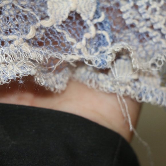 Bohemian Style Lace Overlay Maxi Skirt - Picture 4 of 4